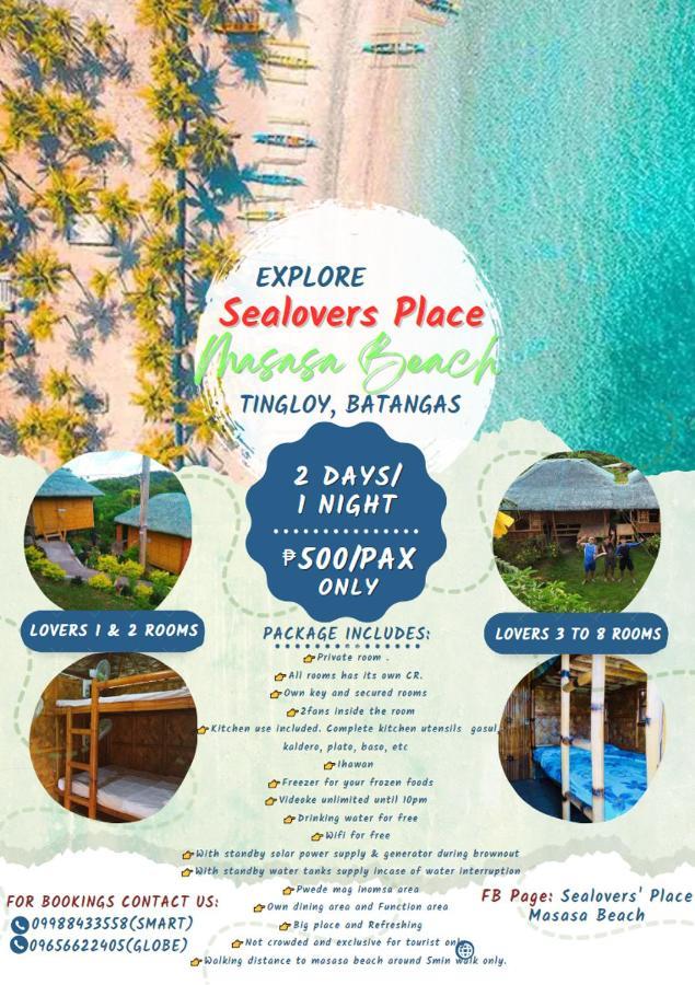 Sealovers' Place Masasa Beach Batangas Esterno foto